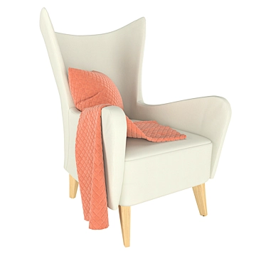 Elegant Elsa Chair: Comfort Redefined 3D model image 1 