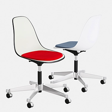 Elevate Your Workspace with Herman Miller Eames Task Chairs 3D model image 1 