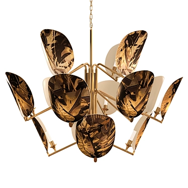 Sophisticated Elegance: Akira Chandelier 3D model image 1 