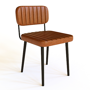 Vintage-inspired Jake Chair by Dutchbone 3D model image 1 