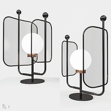 Elegant Papilio TL 1 Table Lamp 3D model image 1 