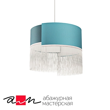 Suspended Aqua Breeze Pendant Light 3D model image 1 