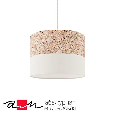Elegant Lisbon Pendant Lamp 3D model image 1 