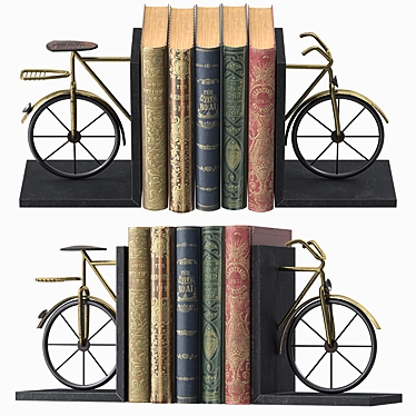 Vintage Bicycle Bookends 3D model image 1 