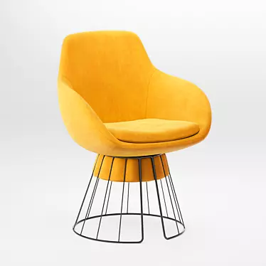 Luxury Comfort: The Otto Chair 3D model image 1 