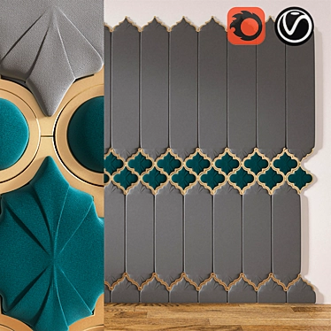 3D Wall Panel: Join the Art 3D model image 1 