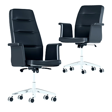 Modern Ergonomic Office Chair: KARL 3D model image 1 