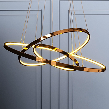 Modern Metal Pendant Light - Ferrol 3D model image 1 