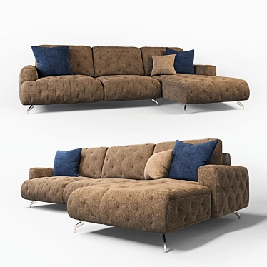 Eclectico Ditre Italia Sofa 3D model image 1 