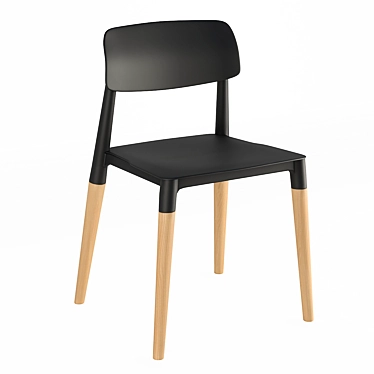 Corona Dining Chair: Modern Style & Superior Comfort 3D model image 1 