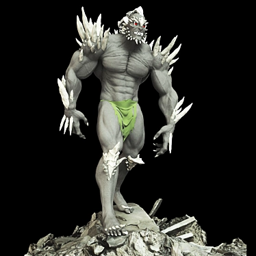 Apocalyptic Superman Figure 3D model image 1 