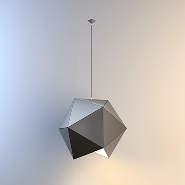 Minimalist Geometric Ceiling Light 3D model image 1 