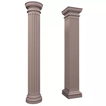 Elegant Architectural Column 3D model image 1 