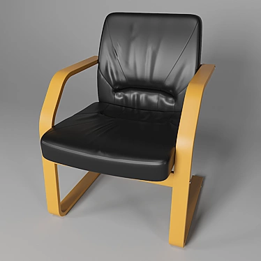 Soft Office Chair: Perfect for Comfort 3D model image 1 
