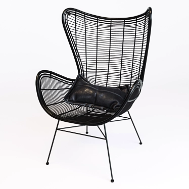 HK-Living Natural rattan egg chair