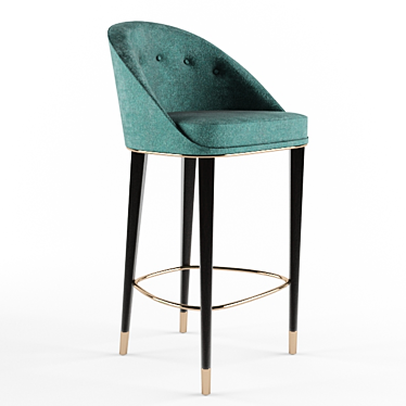 Brabbu Malay Bar Chair - Elegant and Stylish 3D model image 1 