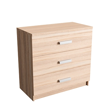 Modern Chest of Drawers 3D model image 1 