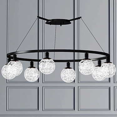 HIGGS Pendant Light: Elegant, Versatile, V-Ray Render 3D model image 1 