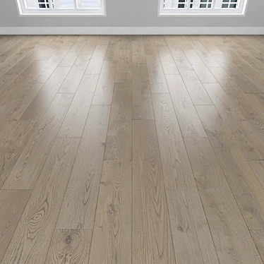 Parquet Oak: Herringbone, Linear & Chevron 3D model image 1 