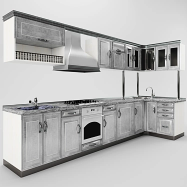 Provans Kitchen: Stylish Solution & Comfort for All 3D model image 1 