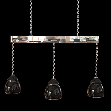 Sleek Modern Ceiling Lights 3D model image 1 