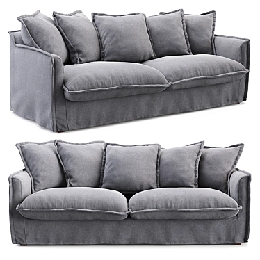 Livingston sofa charcoal gray
