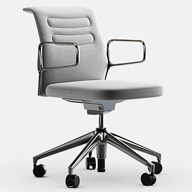 Vitra AC 5 Studio Chair in Gray 3D model image 1 