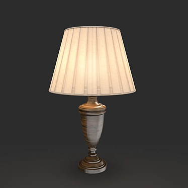 Modern Bedside Lamp: Vray & Corona Compatible 3D model image 1 