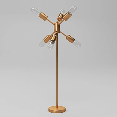 Contemporary Spark Table Lamp 3D model image 1 