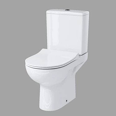 Street Fusion: Compact Toilet 3D model image 1 