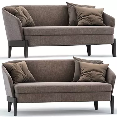 Elegant Molteni & C CHELSEA Sofa 3D model image 1 