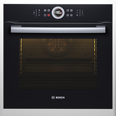 Bosch HBG635BB1: High-Performance Oven 3D model image 1 