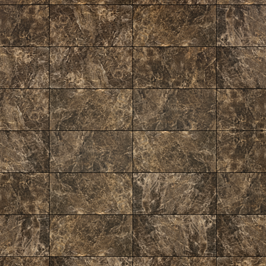 Marble Elegance: Cappuccino & Breccia Multitexture Tiles 3D model image 1 