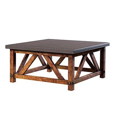 Michael Amini Brighton Coffee Table 3D model image 1 