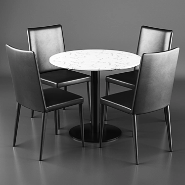 Elegant Frag Doni 73 Bar Table 3D model image 1 