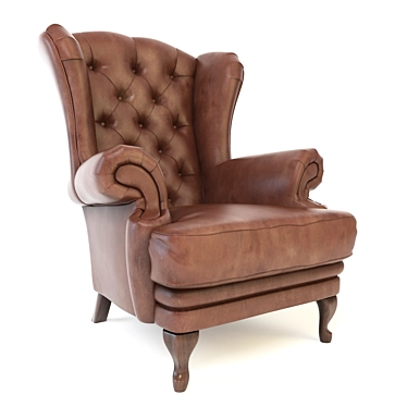 Mantellassi Gentleman: Classic Luxury Chair 3D model image 1 