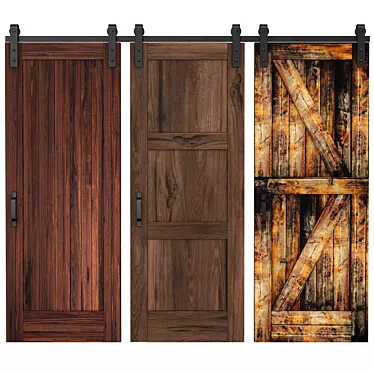 Classic Interior Doors 3D model image 1 