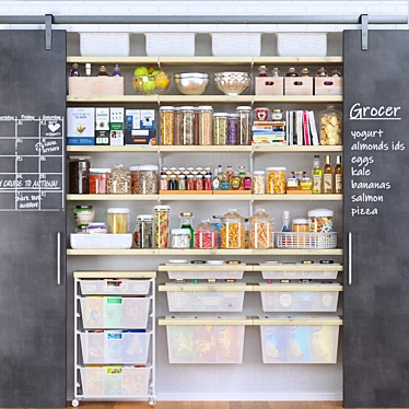 Kitchen Essentials: Kupboard42 3D model image 1 