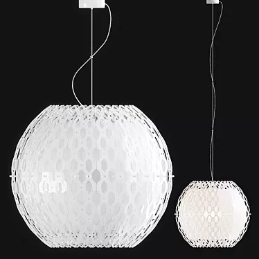 Elegant Charlotte Globe Pendant Light 3D model image 1 
