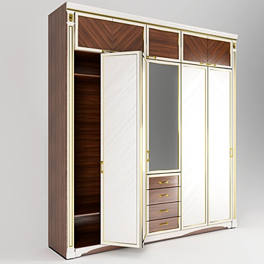 Animated Wardrobe - 2800 x 2900 x 600 (L x H x W) 3D model image 1 