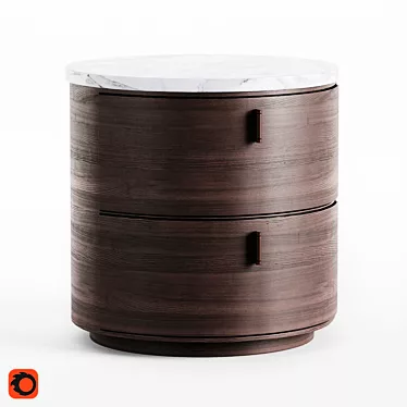 Modern Minimalist Side Table 3D model image 1 