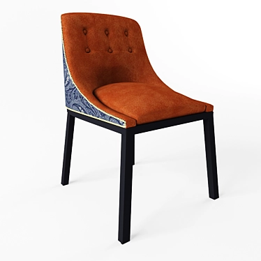 Luxury Nobi Capitone Armchair: Classic Elegance 3D model image 1 