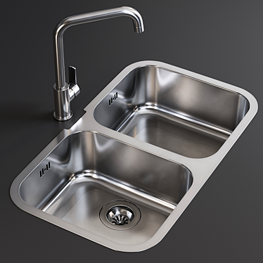 Smeg Alba Sink Mixer 3D model image 1 