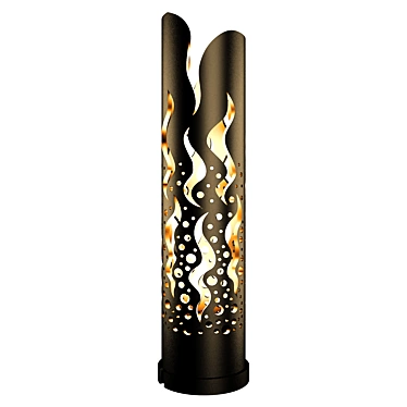 Elegant Cylinder Night Lamp 3D model image 1 