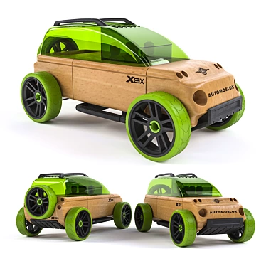 Automoblox X9x: Stylish Toy Car 3D model image 1 