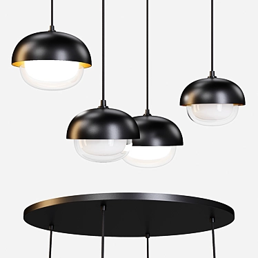 Title: Tooy Muse Pendant Lamp (554-14) 3D model image 1 