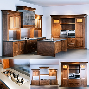 Boston Kitchen: FM Bottega d'Arte Excellence 3D model image 1 