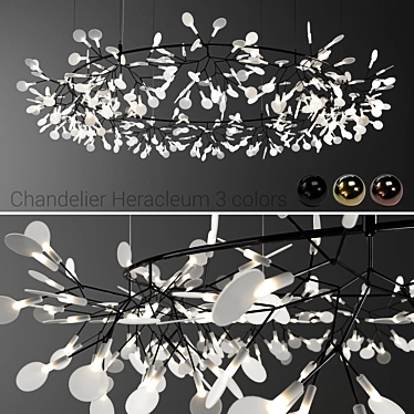 Moooi Heracleum Big O Pendant 3D model image 1 