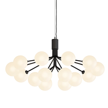 APIALES 18 Satin Black: Sleek, Stylish, and Sophisticated 3D model image 1 