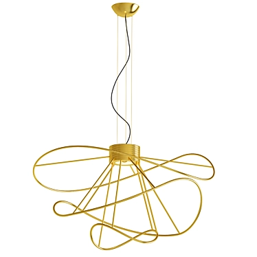 Axolight Hoops Pendant Light 3D model image 1 